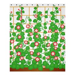 Flowering Vine Vine Ivy Flowers Shower Curtain 60  x 72  (Medium) 