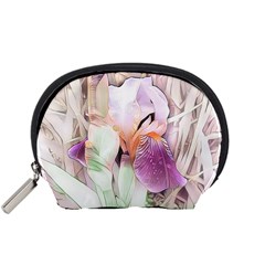 Iris Digital Painting Flower Pastel Accessory Pouch (small)