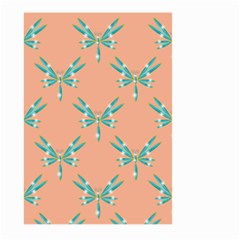 Turquoise Dragonfly Insect Paper Large Garden Flag (two Sides) by Pakrebo