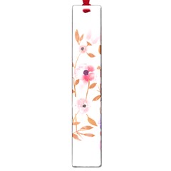 Flowers Watercolor Large Book Marks by Pakrebo