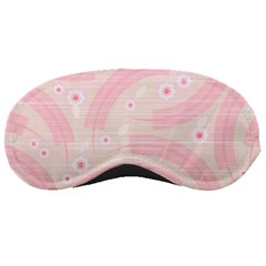 Background Non Seamless Pattern Pink Sleeping Mask by Pakrebo