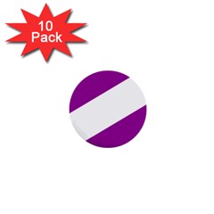 Flag Of Puerto Williams 1  Mini Buttons (10 Pack) 