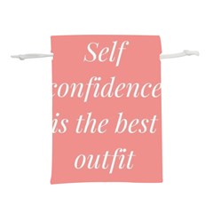 Self Confidence  Lightweight Drawstring Pouch (l) by Abigailbarryart