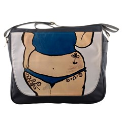 Sassy Messenger Bag by Abigailbarryart