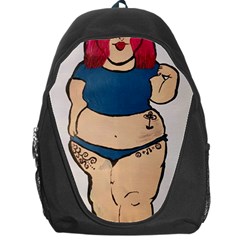 Sassy Backpack Bag by Abigailbarryart