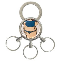 Sexy N Sassy 3-ring Key Chain