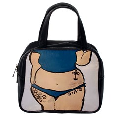 Sexy N Sassy Classic Handbag (one Side) by Abigailbarryart