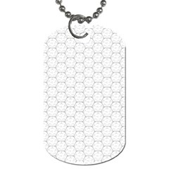 Hexagon Geometric Shape Dog Tag (one Side)