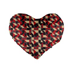 Pattern Textiles Standard 16  Premium Heart Shape Cushions