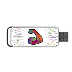 Strength Strong Arm Muscles Portable Usb Flash (one Side) by HermanTelo