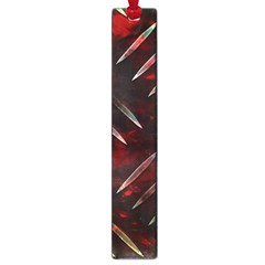 Background Red Metal Large Book Marks