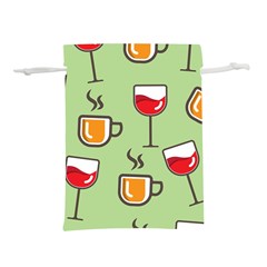 Cups And Mugs Lightweight Drawstring Pouch (m) by HermanTelo