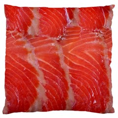 Food Fish Red Trout Salty Natural Standard Flano Cushion Case (two Sides) by Pakrebo