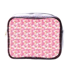 Peony Pattern Pink Scrapbooking Mini Toiletries Bag (one Side) by Pakrebo