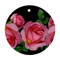 Roses Flowers Arrangement Garden Ornament (round) by Pakrebo