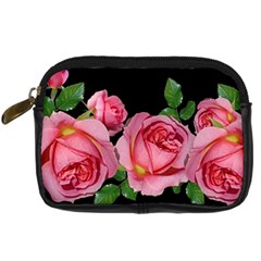 Roses Flowers Arrangement Garden Digital Camera Leather Case by Pakrebo