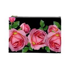 Roses Flowers Arrangement Garden Cosmetic Bag (large) by Pakrebo