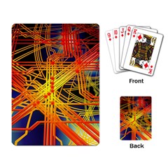 Board Circuits Control Center Trace Playing Cards Single Design (rectangle) by Pakrebo