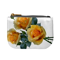 Roses Yellow Flowers Fragrant Mini Coin Purse by Pakrebo