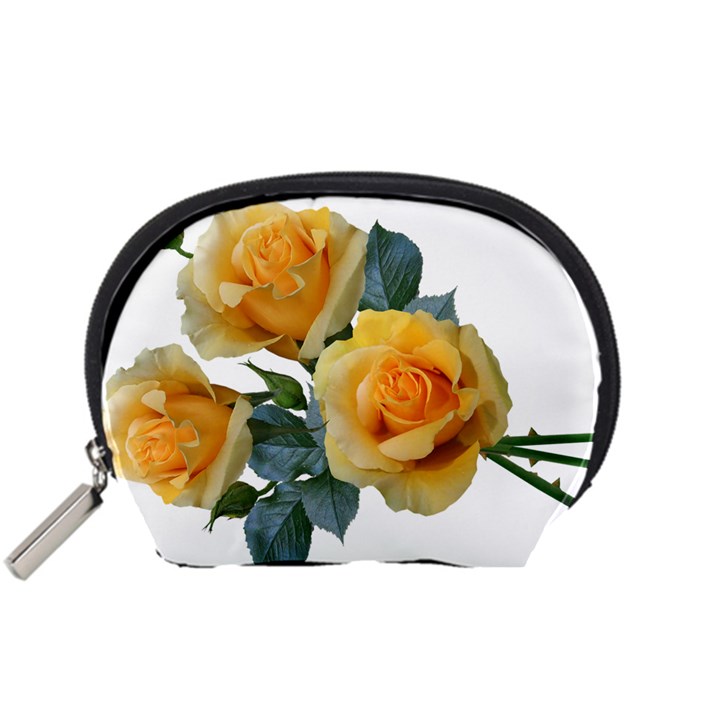 Roses Yellow Flowers Fragrant Accessory Pouch (Small)