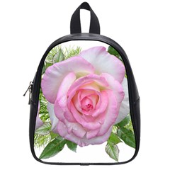 Roses Pink Flowers Perfume Leaves School Bag (small) by Pakrebo