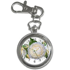 Flowers Roses White Fragrant Key Chain Watches