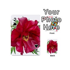 Flowers Red Peony Arrangement Playing Cards 54 Designs (mini) by Pakrebo