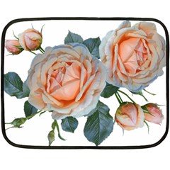 Roses Flowers Buds Ragrance Fleece Blanket (mini) by Pakrebo