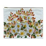 Flowers Roses Leaves Autumn Cosmetic Bag (XL) Front