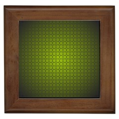 Hexagon Background Circle Framed Tile by HermanTelo