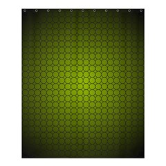 Hexagon Background Circle Shower Curtain 60  X 72  (medium)  by HermanTelo