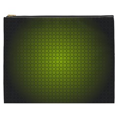 Hexagon Background Circle Cosmetic Bag (xxxl) by HermanTelo