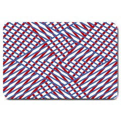 Abstract Chaos Confusion Large Doormat  by Alisyart