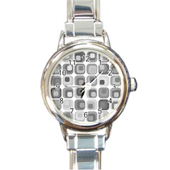 Zappwaits   Retro Round Italian Charm Watch by zappwaits