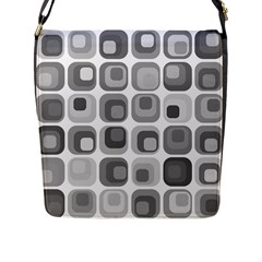 Zappwaits   Retro Flap Closure Messenger Bag (l) by zappwaits