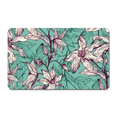 Vintage Floral Pattern Magnet (rectangular) by Sobalvarro