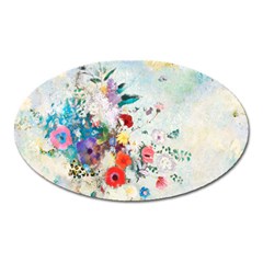 Floral Bouquet Oval Magnet by Sobalvarro