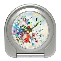 Floral Bouquet Travel Alarm Clock by Sobalvarro