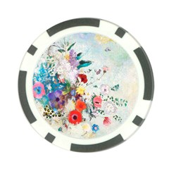 Floral Bouquet Poker Chip Card Guard (10 Pack) by Sobalvarro