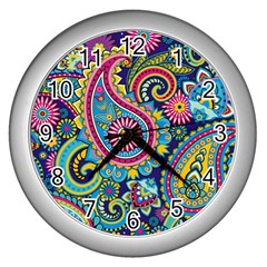 Ornament Wall Clock (silver) by Sobalvarro