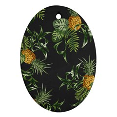 Pineapples Pattern Ornament (oval) by Sobalvarro