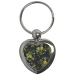 Pineapples pattern Key Chain (Heart) Front