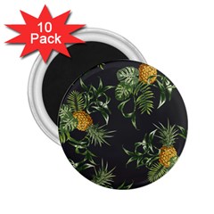 Pineapples Pattern 2 25  Magnets (10 Pack)  by Sobalvarro