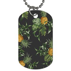 Pineapples Pattern Dog Tag (one Side) by Sobalvarro