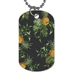 Pineapples pattern Dog Tag (Two Sides) Back
