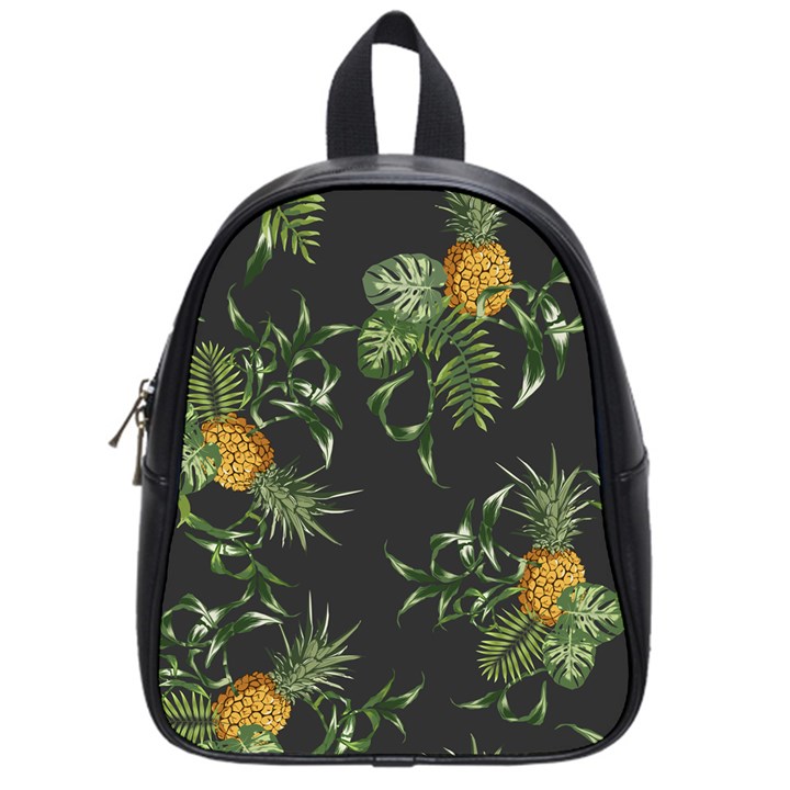 Pineapples pattern School Bag (Small)