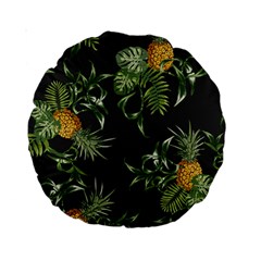 Pineapples Pattern Standard 15  Premium Round Cushions by Sobalvarro