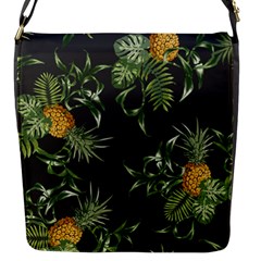 Pineapples Pattern Flap Closure Messenger Bag (s) by Sobalvarro