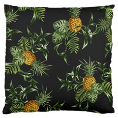 Pineapples Pattern Large Flano Cushion Case (two Sides)