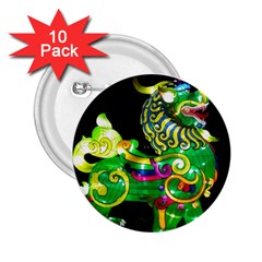 Green Ki Rin 2 25  Buttons (10 Pack) 